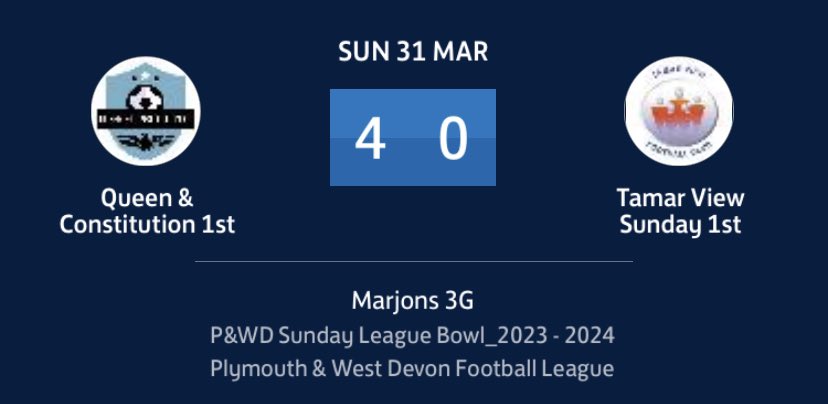 Queen & Constitution FC tweet media