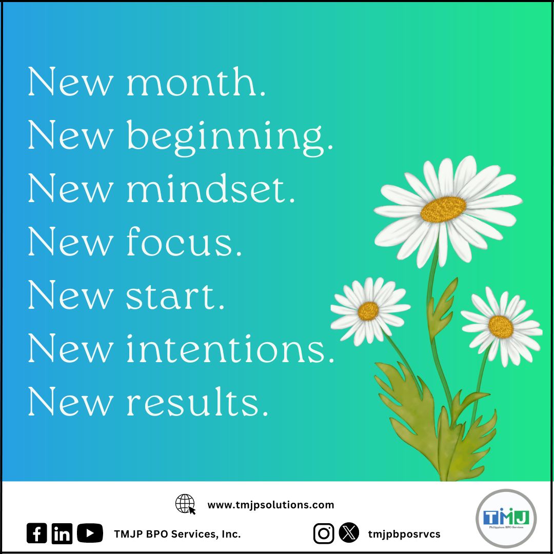 tmjpbposrvcs's tweet image. Welcome April! 

Wishing you a wonderful month filled with love and happiness. 

#MondayBoost #MotivationMondays #MondayMindset #TMJPBPOMotivation