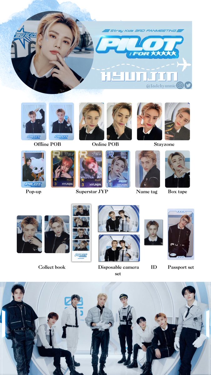 Stray Kids Pilot Fanmeeting Template Individual Member ✨Google