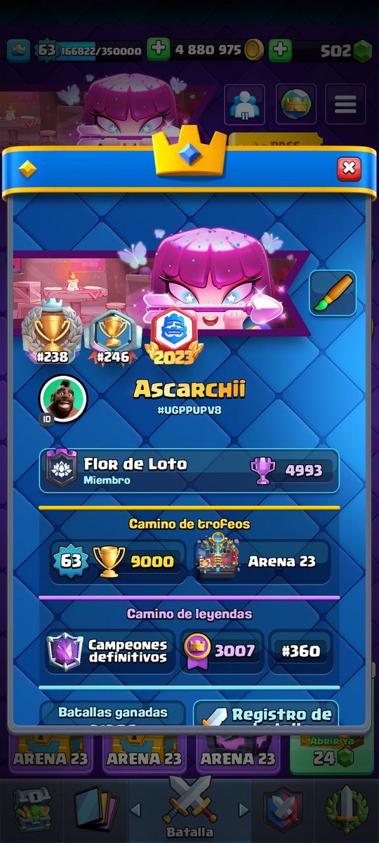 Aquí cierro la tempo. Ya mucho tiempo sin llegar al top y primera vez arriba de las 3k 😌