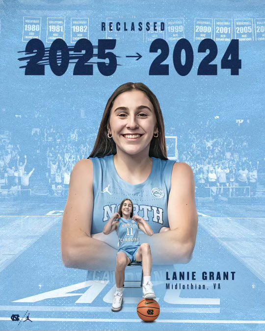 laniegrant2025's tweet image. Plot twist! Let’s get it @uncwbb #justwork