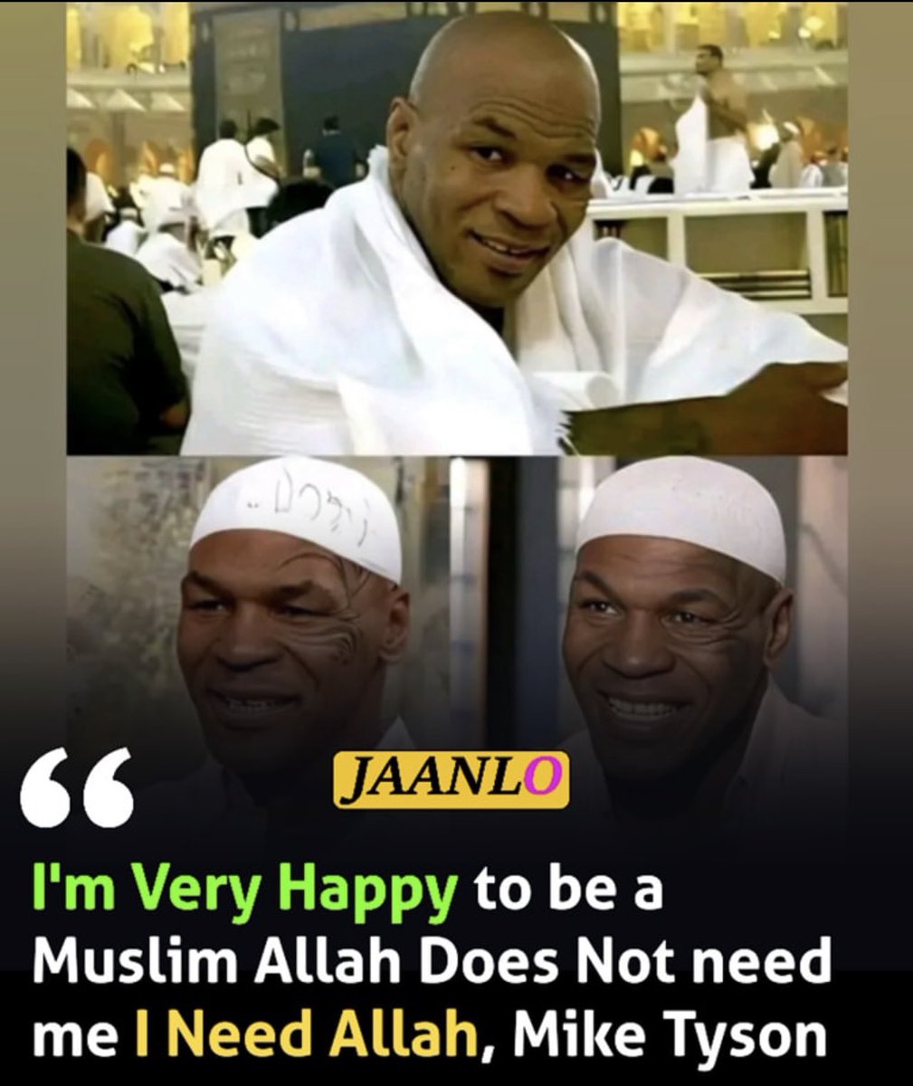 mdrazamalali's tweet photo. May allah bless Mike Tyson..☝
Welcome to islam..❤
#ya_allah
#may_allah
#AsaduddinOwaisi
#Legend
#AprilFoolsDay2024
@HalalNation_ https://t.co/ajZBJdR4q8