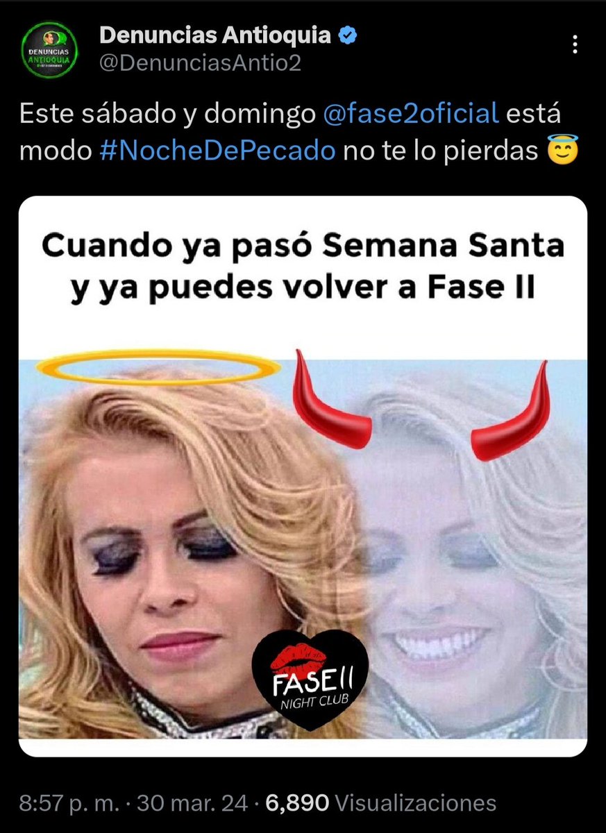AnonimCity's tweet photo. @DenunciasAntio2 Esta página me desconcierta, un día se indigna con la prostitución y otro la promociona. https://t.co/ftg8gLx73n