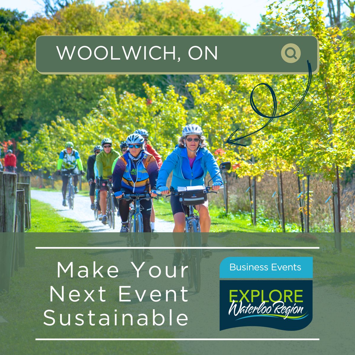 Celebrating #SustainableSunday in #WaterlooRegion, a leader in eco-friendly commuting with extensive #bike trails. Plan your #event with us and advance towards a #sustainable future. Join our green #journey! Learn more: bit.ly/4cHnDXR #CSR #EcoEvent #ExploreWR
