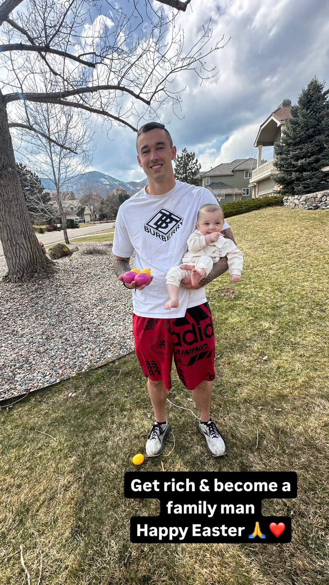 Get rich &amp; become a family man

Happy Easter 🙏