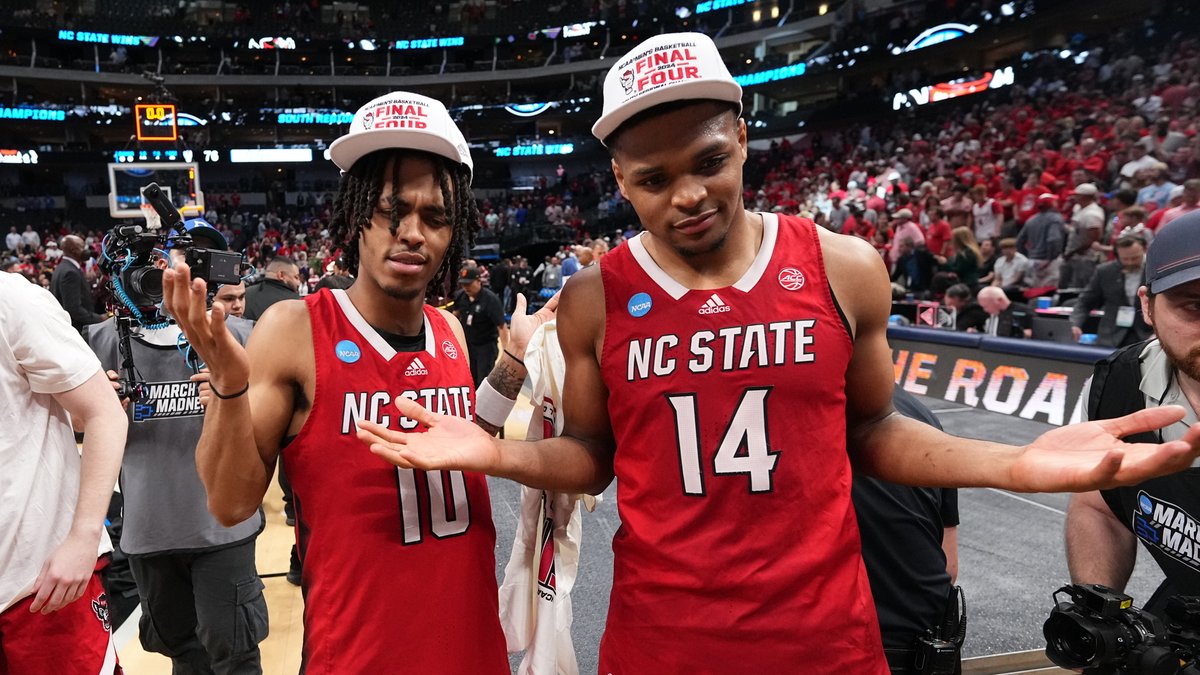 MFinalFour's tweet photo. The Wolfpack is headed to Phoenix 🐺

#MFinalFour x @packmensbball https://t.co/D0rjKtUrf7