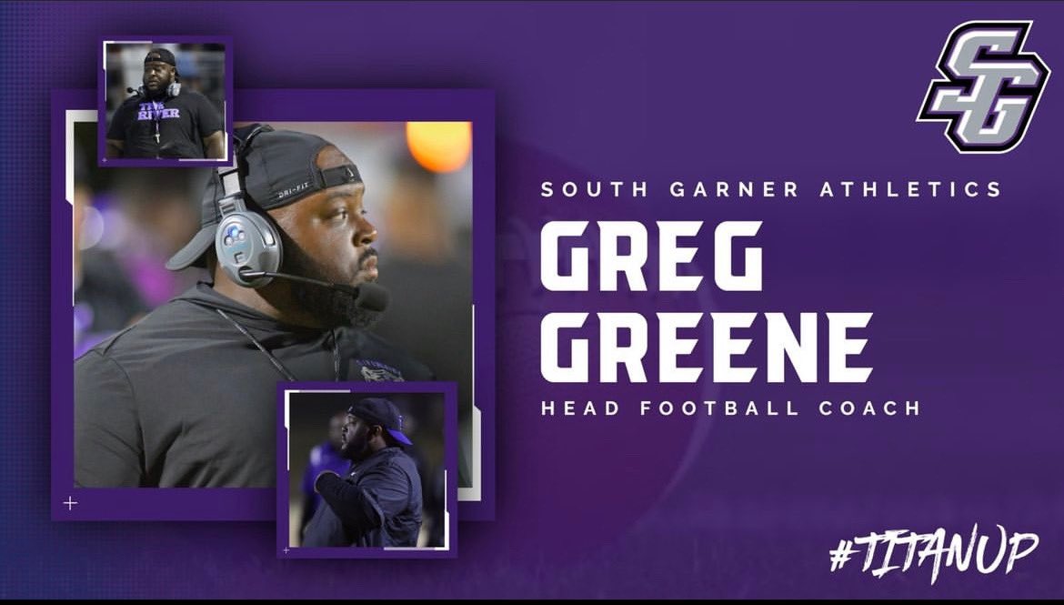 _CoachGreene_'s tweet image. 1 year ago I was selected to lead this amazing program at @SouthGarnerHS . I’m forever grateful to @SouthGarnerAD and @ThePrincipalFai for finding me worthy of the position. I’m excited about where our program and school community is headed. #Year2Loading #TitanUp8228