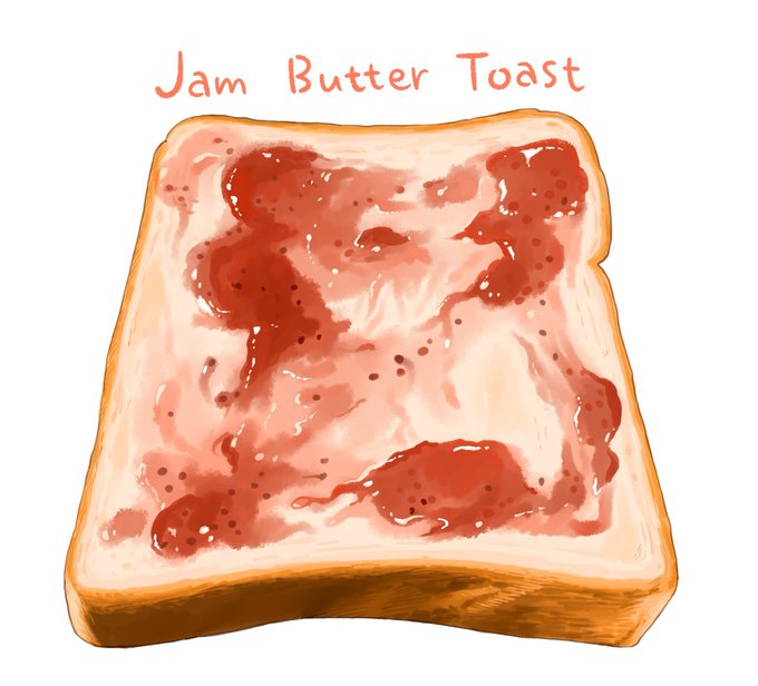 「toast white background」 illustration images(Latest)