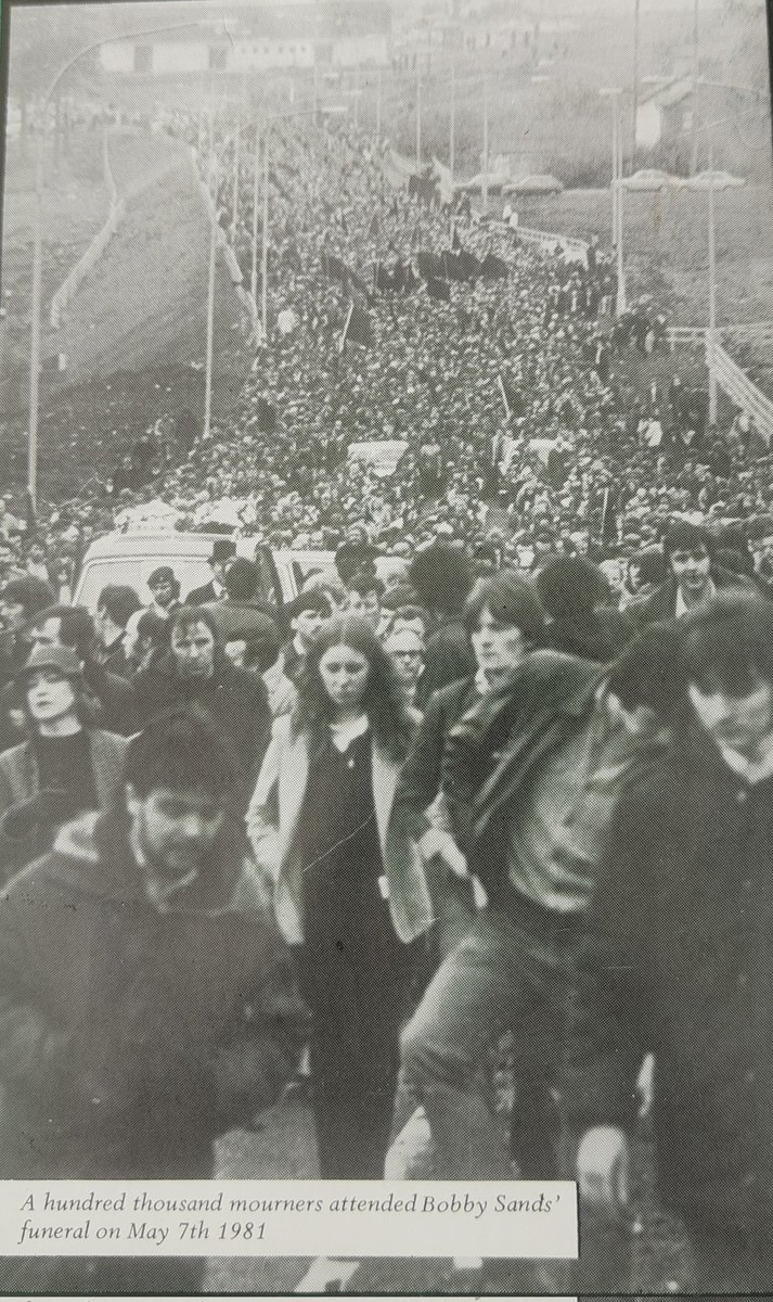 100,000 mourners at the funeral of Bobby Sands