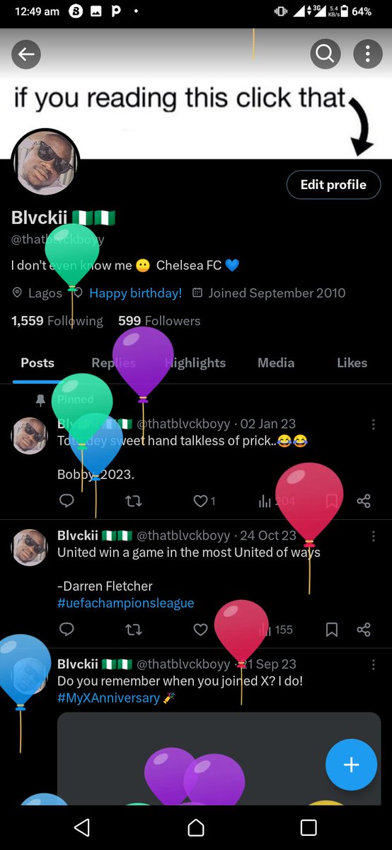 thatblvckboyy's tweet image. Getting my balloons as it should be..
Happy birthday to me 🌹
Say a prayer for me 🙏
