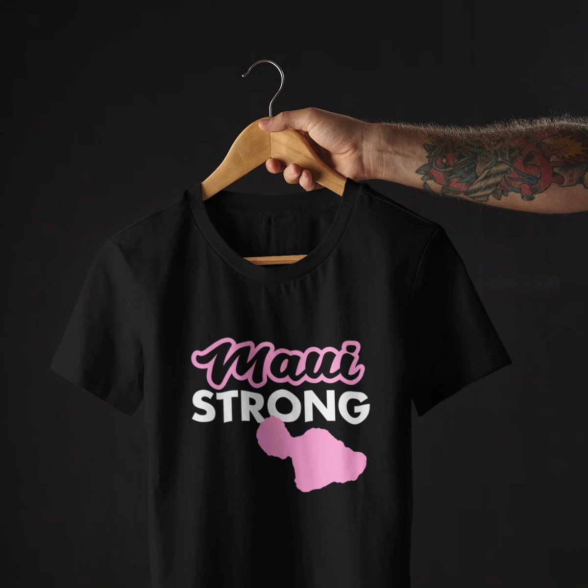 Maui Strong Tee: hikebeaststore.com/products/maui-… Always stay strong, no matter what comes our way. 💪 #hikebeast #mauistrong #mauinokaoi #mauilife