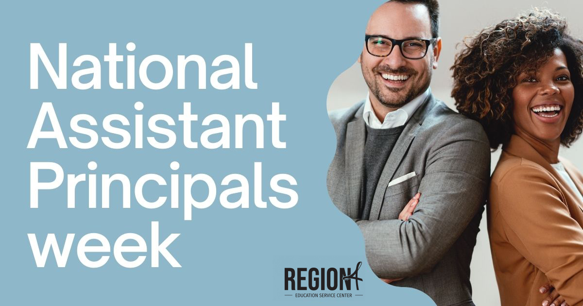 It’s National Assistant Principals Week! Thank you to all of the assistant principals, in Region 4 and beyond, who work tirelessly each day to ensure our students’ success. We’re proud to have your backs!