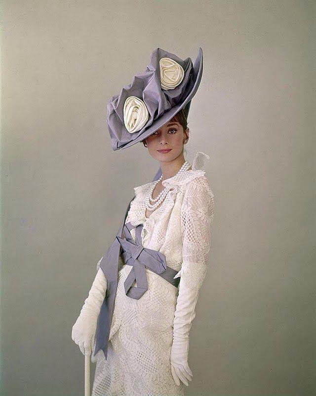 SilkDamask's tweet photo. Wouldn't this be an Easter bonnet extraordinaire? #audreyhepburnstyle. I wish you a day of serenity &amp; renewal.  🌷🌷🌷
Photo by Cecil Beaton
Costume for My Fair Lady, 1964 https://t.co/y6OENcTUs6