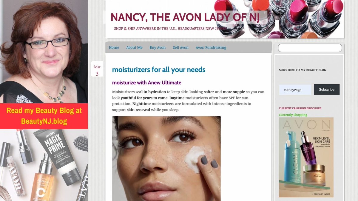 AvonLadyNJ's tweet image. #BeautyLovers...Discover the heart of Avon through my #BeautyBlog! Find the latest Avon products and deals on makeup, skincare, jewelry, fragrance, fashion, and more. It&apos;s a cosmetics store, gift shop, &amp;amp; clothing store all in one! Experience It: beautynj.blog.