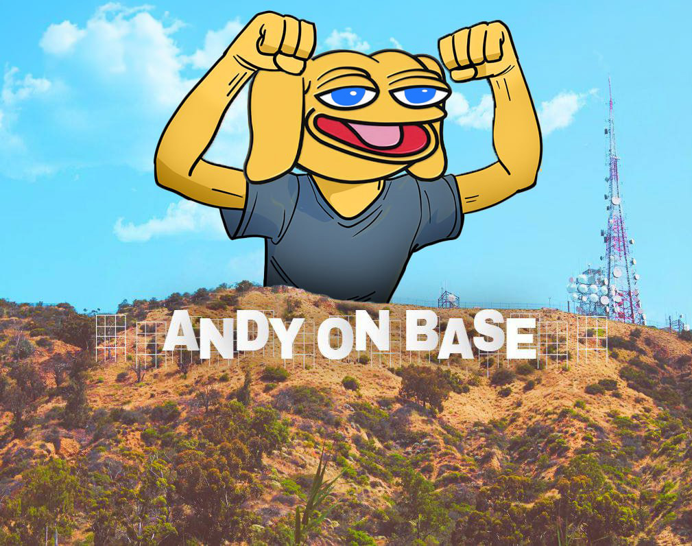 A new landmark is forming.

Kudos to Matt Furie, the artist that made all this possible. ANDY intends to reciprocate via donations to Matt's public wallet (more on this later).