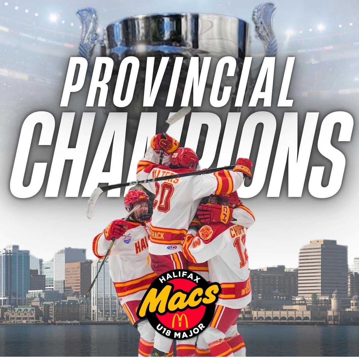 nsu18mhl's tweet photo. Your 2023-2024 Phil Herritt Cup champions, the Halifax Macs! https://t.co/5z8w1QNnY1
