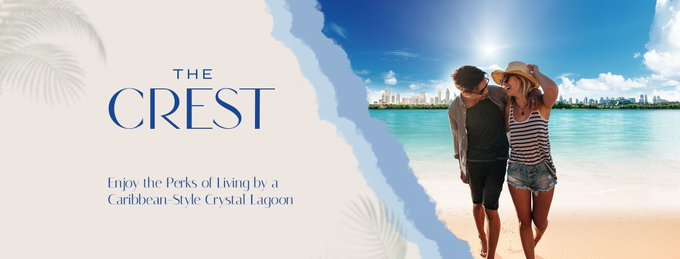 anwrealest's tweet photo. The Crest by Sobha presents Caribbean-style homes centered around a beautiful Crystal Lagoon at Meydan, MBR City, Dubai.  

♦️ Starting from AED 1.1M with Payment Plan 
♦️ Book now by just paying 10% 
♦️  1 Bed, 1+Study, 2 Bed, 2+Study available https://t.co/QZnVhVYrba