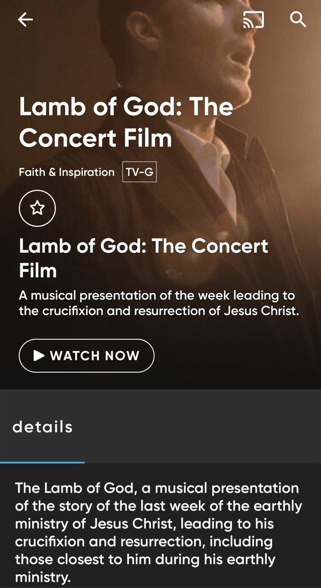 At Christmas time we have The Messiah;  for Easter we have Lamb of God:  byutv.org/a47204d9-b33f-…