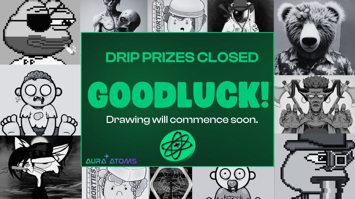 What you can do with your Atoms...

WIN NFTS!

Simply collect your Atoms by minting your FREE Aura+ Rewards card on Aura Exchange to any wallet.  

TIP: Use the wallet that holds your Legendary Partner NFTs for extra rewards.