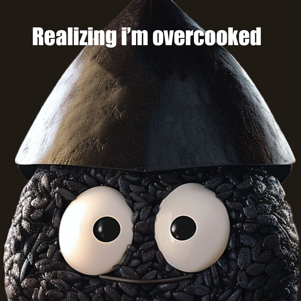 Bro is cooked fr 🍙