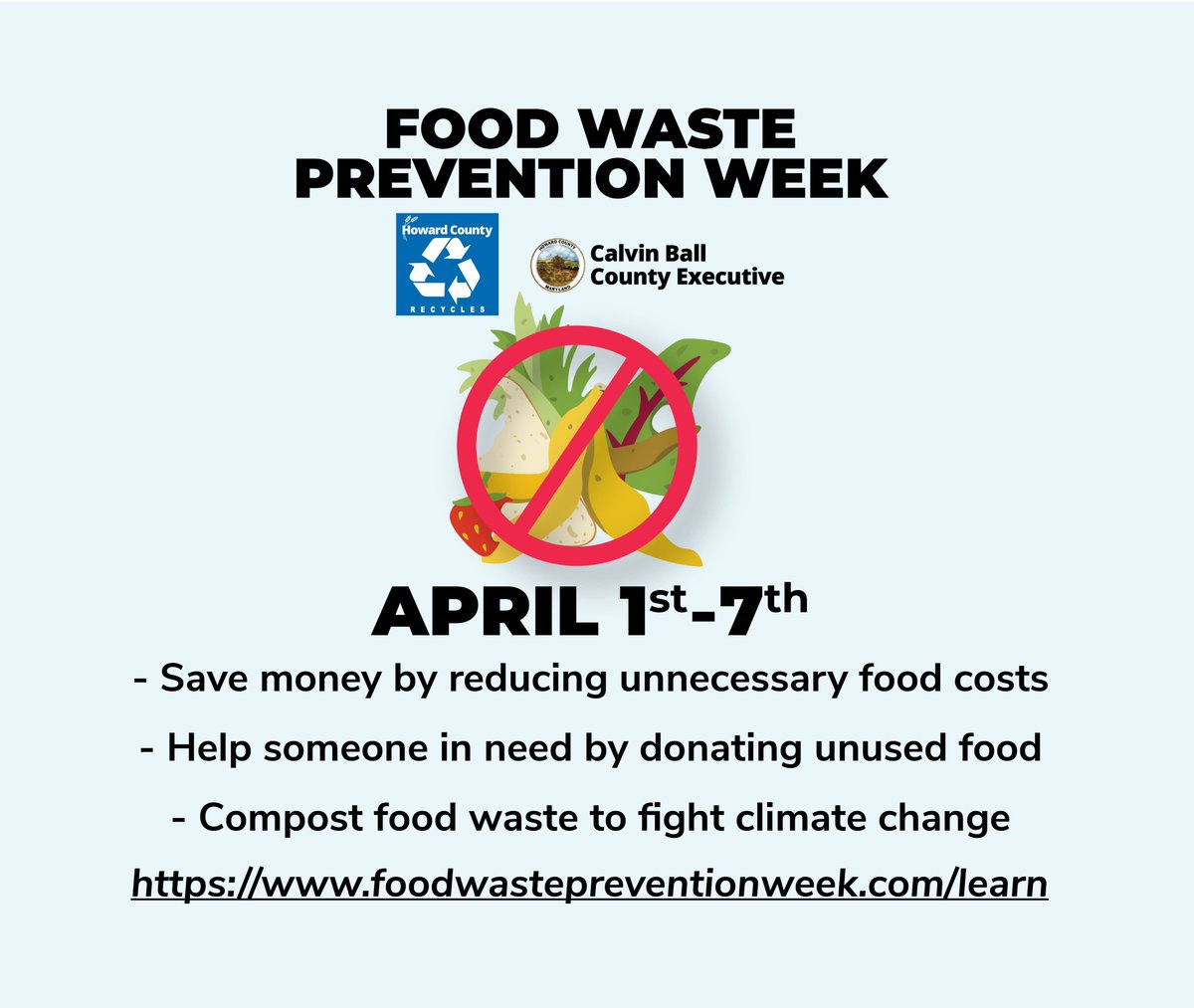 Today marks the beginning of Food Prevention Week. Every year, Americans spend more than $218 billion on food that is later wasted. By meal planning and buying only what we need, we can save money for other things we need. Consider doing a bit more to help prevent food waste.