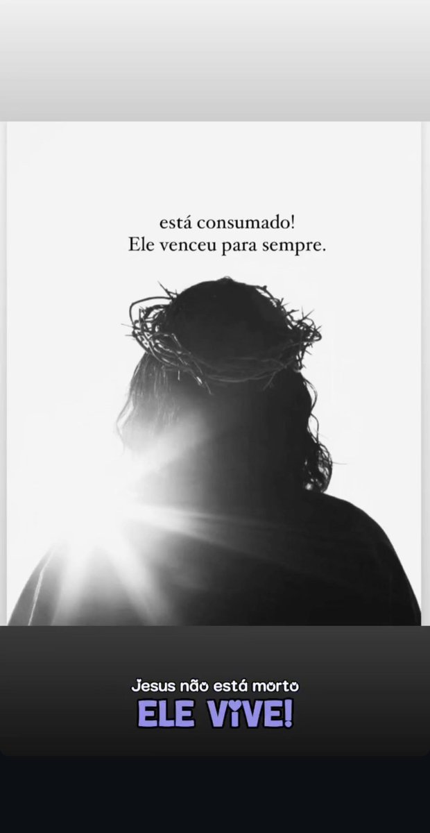 Deus vive !!🙏🏽❤️
Boa Páscoa !!
