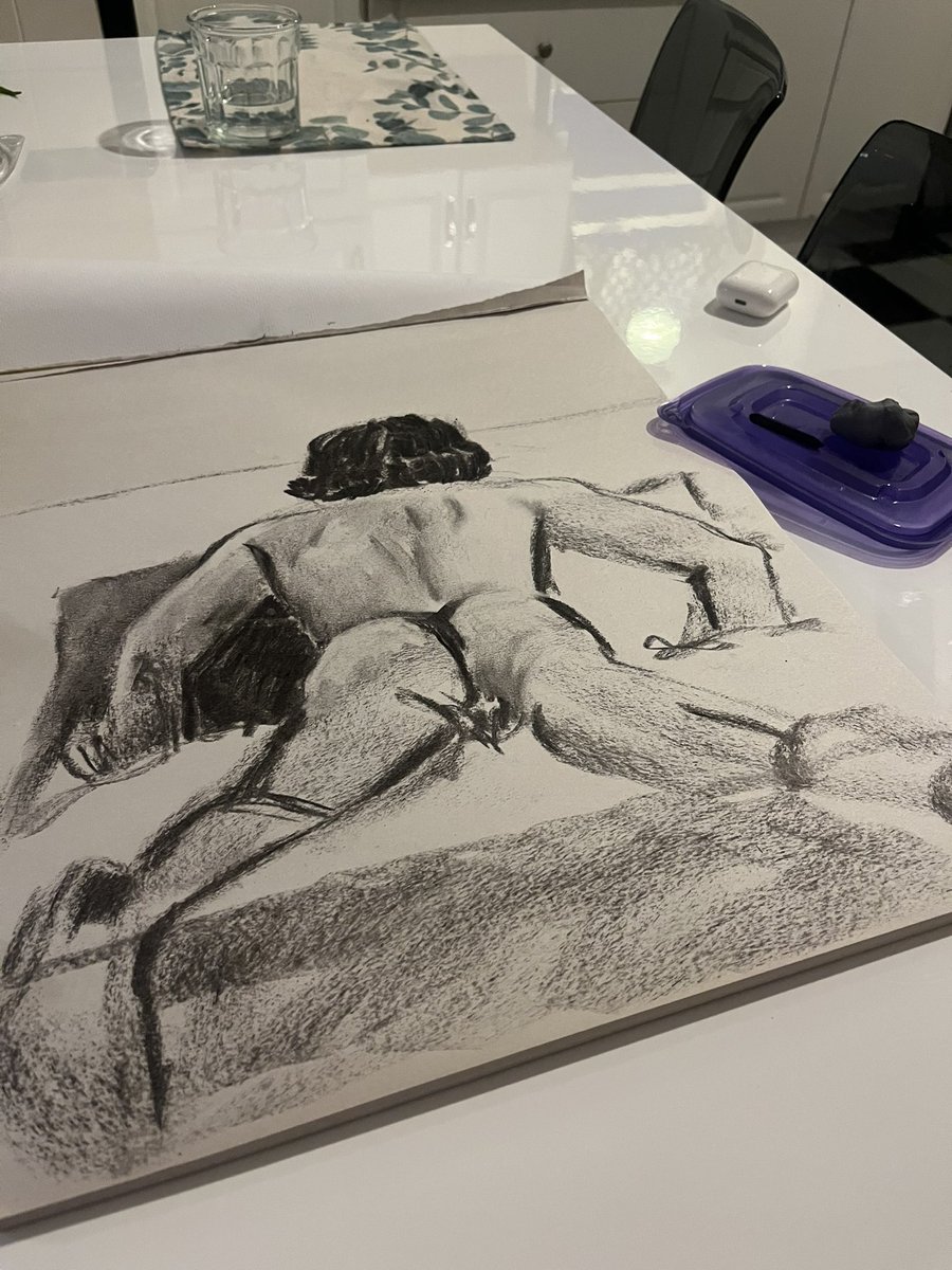 StayHomeZaddy's tweet photo. Self-portrait in progress https://t.co/pWyb5np4vd