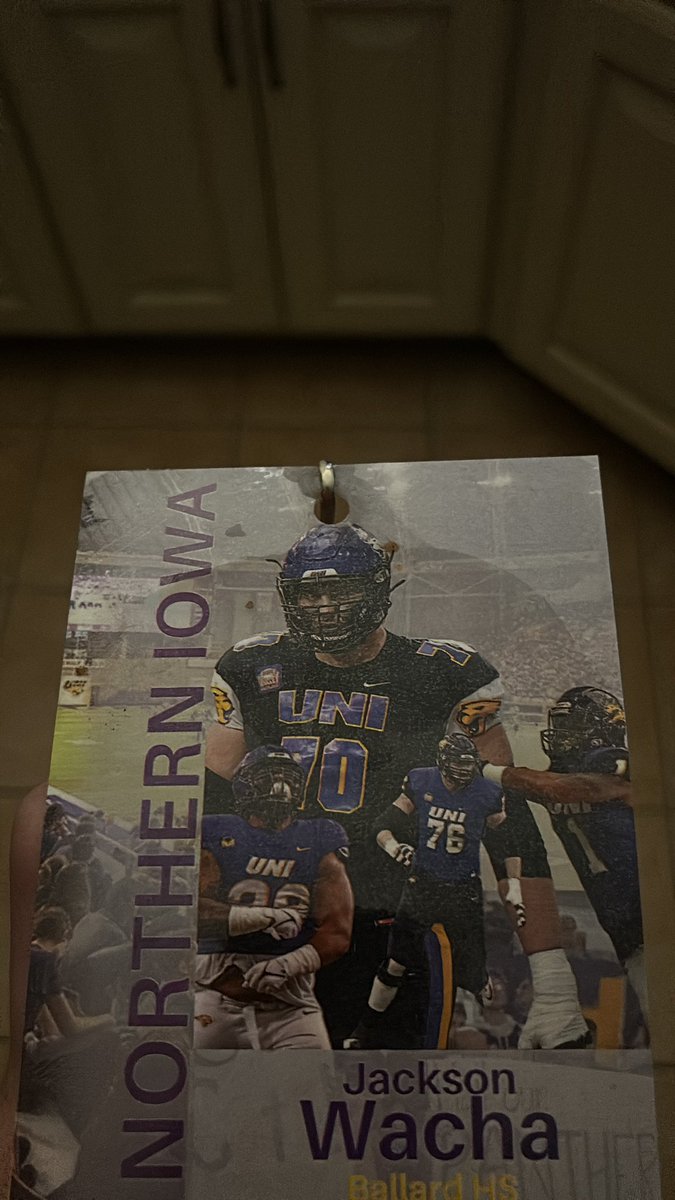 JackWacha's tweet photo. Had an amazing experience at UNI’s Junior day! Thank you @coachricknelson &amp; @CoachRVW for having me out! https://t.co/XYFvgFOzaU