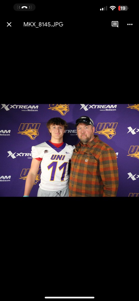Had an amazing experience at UNI’s Junior day! Thank you @coachricknelson & @CoachRVW for having me out!