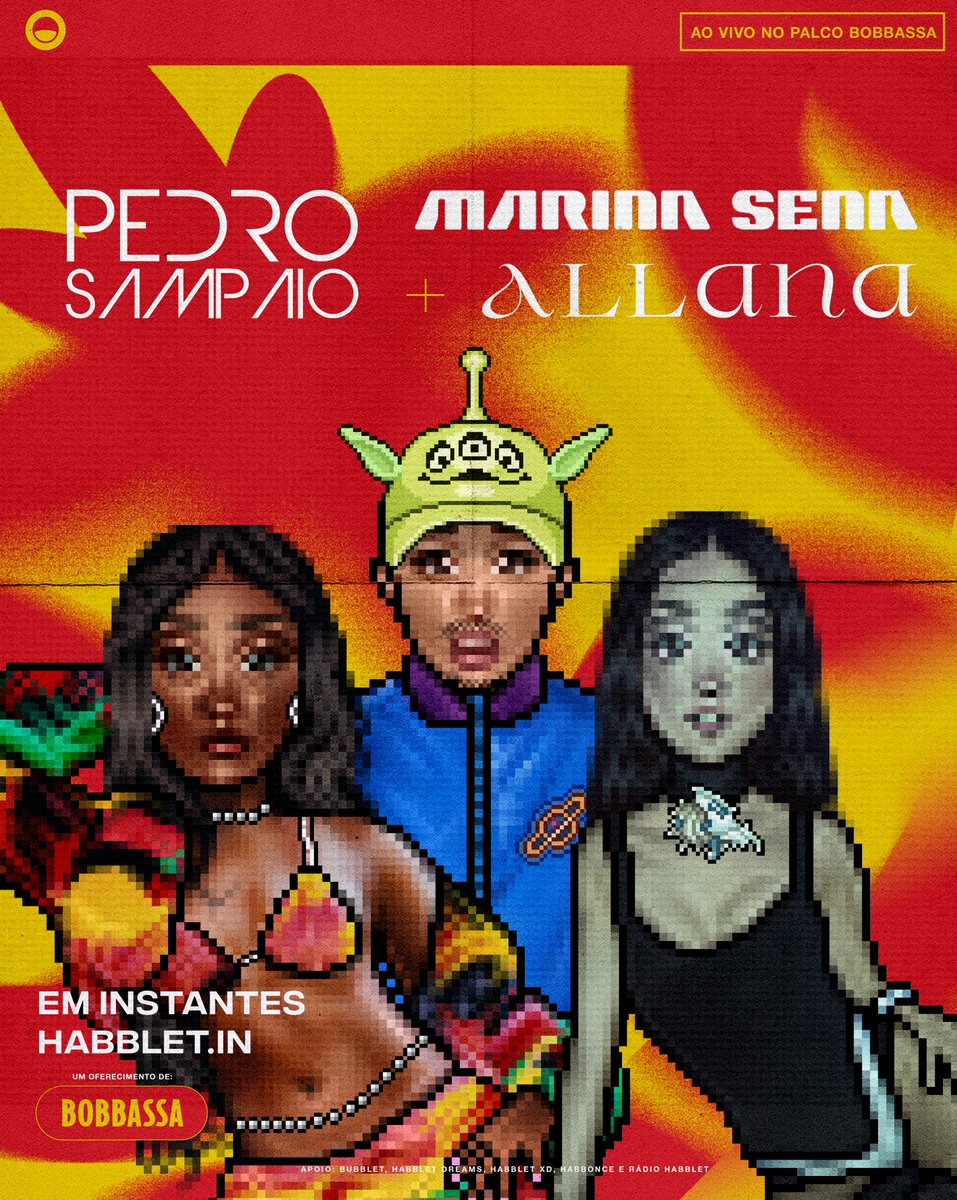 BobbassaSW's tweet image. É daqui a pouco! No intervalo entre o Bloco da Pabllo e o Fervo da Lud teremos Allana, Pedro Sampaio e Marina Sena no Palco Bobbassa! Vem que esse #SeaFolia 🎉  tá imperdível! #BobbaComModeração 🍻