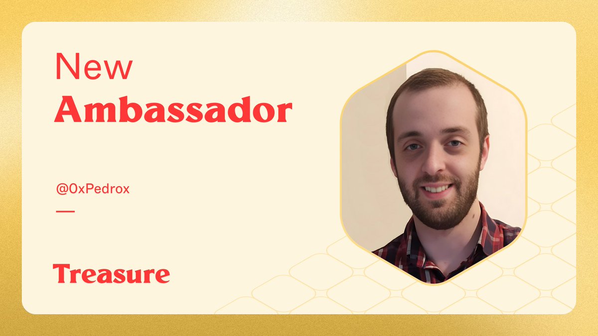 Good day! Super happy and excited to tell everybody I'm now a <a href="/Treasure_DAO/">Treasure</a> Ambassador! ❤️

As a big fan of many of their partner games, it makes total sense! I'm ready to onboard many Portuguese speakers into their amazing ecosystem!

Lets spread some $MAGIC 🪄🪄🪄