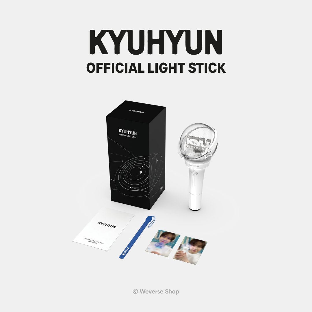 #KYUHYUN (@GaemGyu) OFFICIAL LIGHT STICK 예약 판매 안내💕 #규피터 와 함께 어디서나 반짝일 푸른 빛✨ 🗓️예약 판매 기간 : 4월 1일(월) 12 PM ~ 4월 15일(월) 12 PM (KST) 🚚배송 예정일 : 7월 3일(수) ~ (KST) 🛒#WeverseShop : weverse.onelink.me/qt3S/0i0bto8z