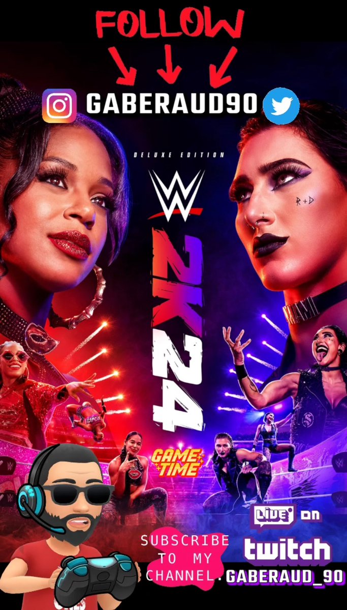 Gaberaud90's tweet photo. Streaming @WWEgames right now https://t.co/JKuJ3nUOen lets finish the story #codycrybaby &amp; acknowledge the tribal chief @WWERomanReigns &amp; the final boos @TheRock #WrestleMania #streaming #TwitchAffilate #TwitchStreamers #WWENXT #WWERaw #SmackDown @RheaRipley_WWE @BiancaBelairWWE https://t.co/MBy7YbLUgi