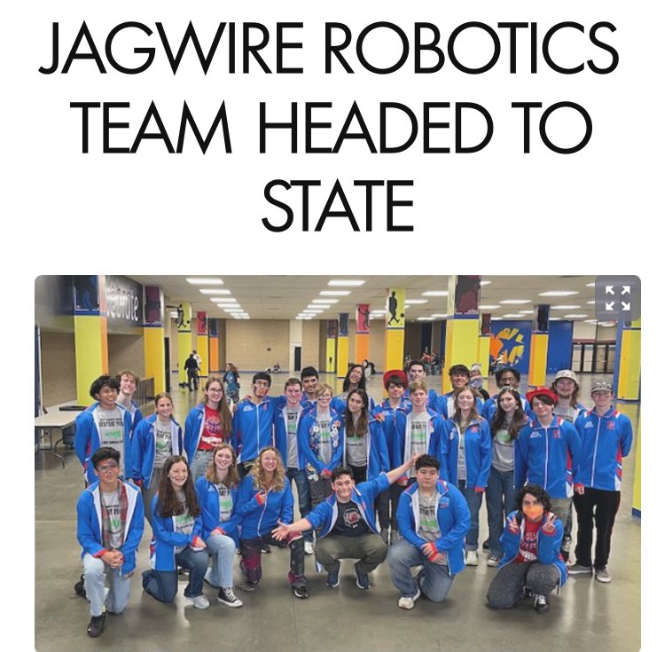 Congratulations to our guys Greg, Efrain & Matthew & the entire Jagwire Robotics team!  We are SO EXCITED & proud of you! We wish you the BEST of luck this coming week!! #BuildingALegacy #ExpectExcellence #WellRoundedAthletes #SmartKids