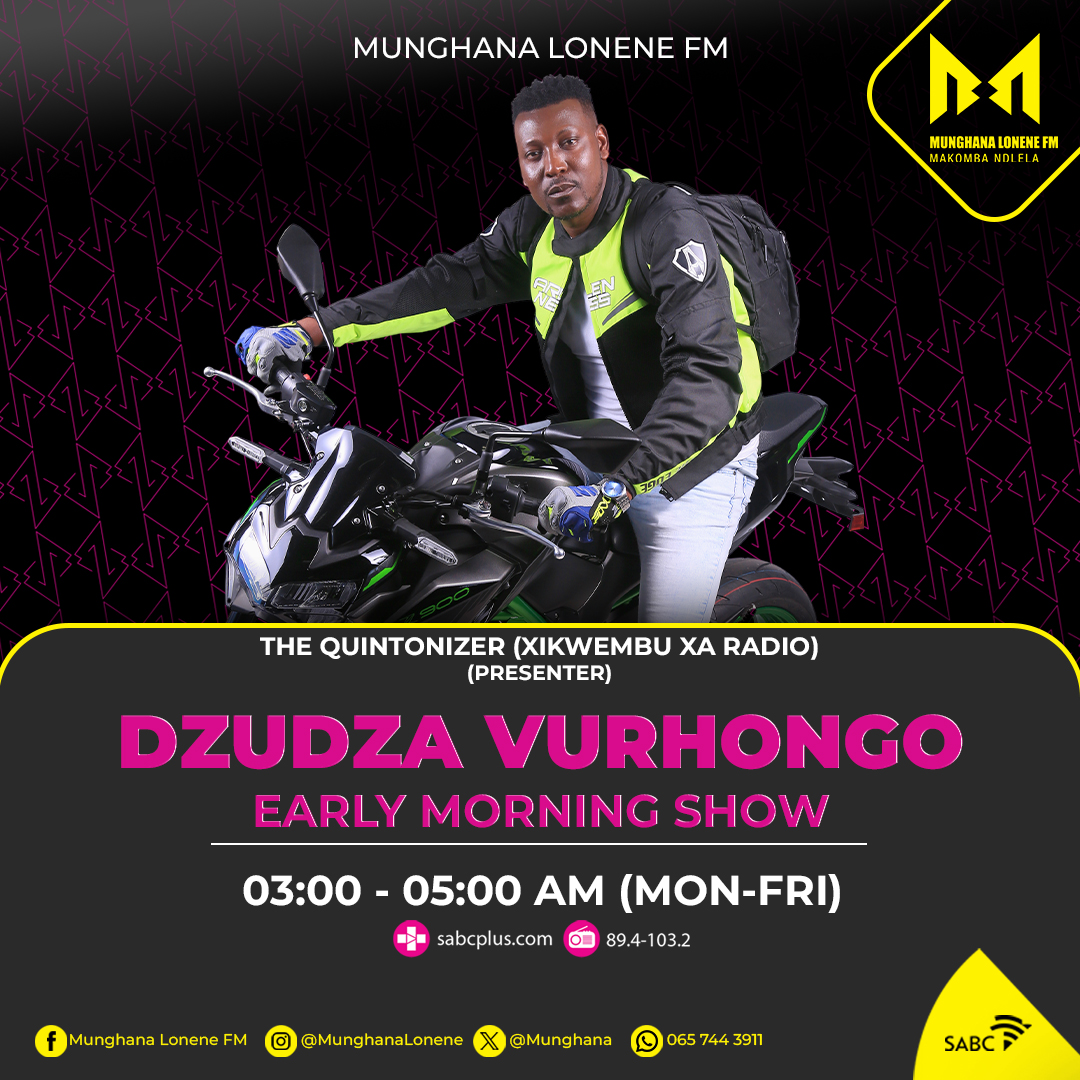 Munghana's tweet photo. [Emoyeni] #Dzudzavurhongo na Xikwembu xa Radio @quintonizer. A hi dzudzi vurhongo swin'we ku fika awara ya ntlhanu ni mixo #makombandlela https://t.co/hegLF8spUA