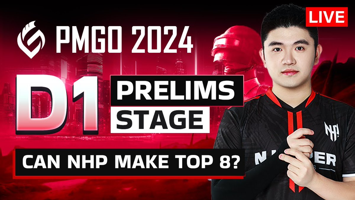 Lots of treats are in store for our viewers! Join @XifanPUBGM live during the #PMGO Prelims watch party: 📺 youtube.com/live/l5G2IamDT… Don't miss it on April 1st at 5am PST/8am EST. #PUBGMOBILE #PUBGMESPORTS #RunItHyper ♥️
