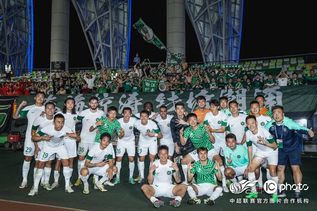 ZhejiangFC1998's tweet photo. FT: Meizhou Hakka 1-2 Zhejiang FC https://t.co/eTSIVn82Cu