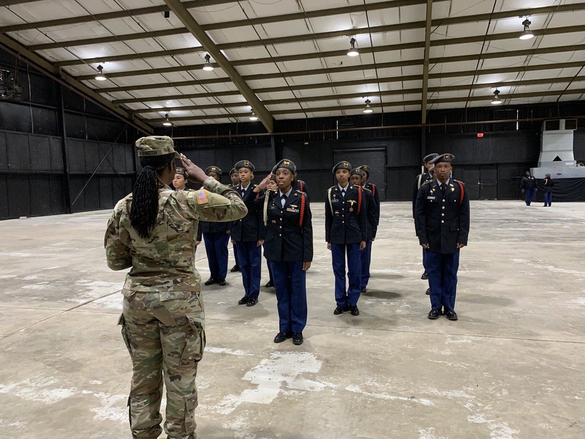 ChevelleThomas1's tweet photo. Congratulations Murphy High School Military Leadership Academy for a great job at the Mobile County Public School System Senior Drill Meet at the Greater Gulf state Fairgrounds 29 March 2024. They placed in Drill, Color Guard, Air Rifle, &amp; Scholar Bowl. #ArmyJROTC, #PantherPride https://t.co/BJzacFro29