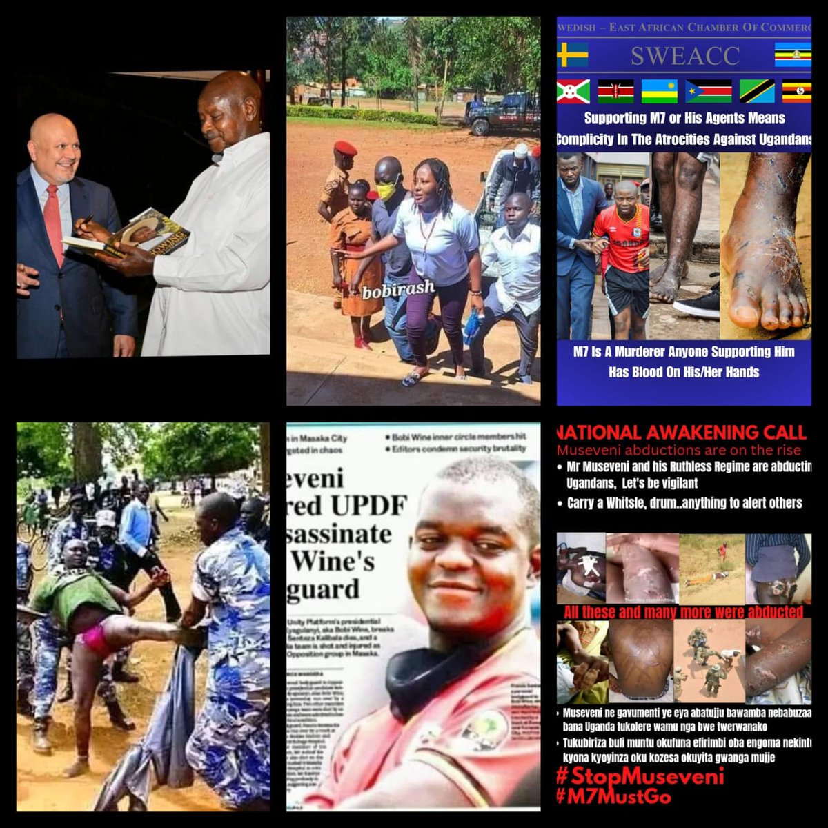 Gore183556872's tweet photo. @UN Museveni free all political prisoners we are not going to begg for our rights. 
#@free all political prisoners @justice for Olivia lutaya. https://t.co/yX4OKymiBL
