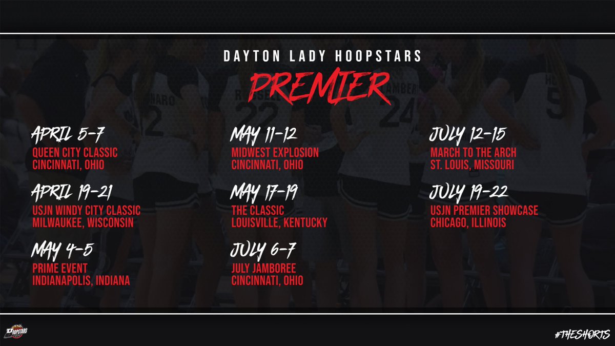 DAYTON LADY HOOPSTARS (@dlhoopstars) on Twitter photo Our <a href="/DLHPremier/">DLH Premier</a> roster and schedule are set; the team is ready to go #theshorts #dlhfamily Our <a href="/DLHPremier/">DLH Premier</a> roster and schedule are set; the team is ready to go #theshorts #dlhfamily