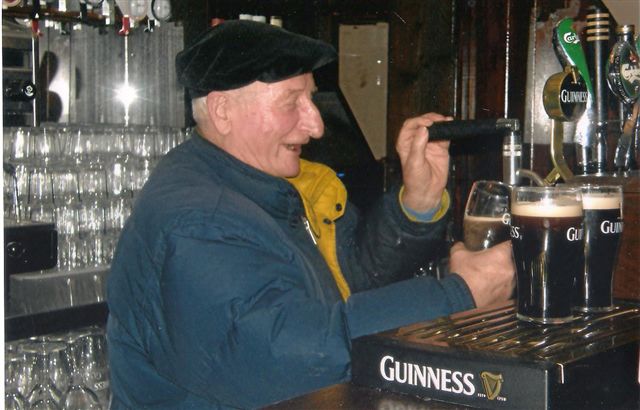 <a href="/FearStairLmk/">Dr Paul O'Brien</a> <a href="/RHODLIMERICK/">Randel Hodkinson</a> And here is Joe Malone pulling a pint on the night O'Connell's pub opened on the site of the original bar. Joe gave a copy of the original licence to the new owner. A great night was had by old and new customers.