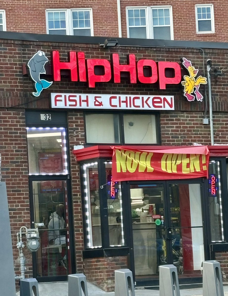 Hip Hop Fish and Chicken now open in Brookland. On Rhode Island Ave NE b/w 10th and the RIA metro stop. Gonna check it out soon.