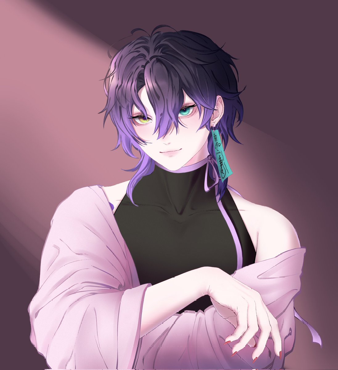 jundo_tochiii's tweet photo. I did an art trade for the first time and AHHHHHHHH it's so precious 😫💜💜 

@Parabluee I LOVE YOUR ART SO MUCHHH 

#art #digitalart #oc #ocart https://t.co/JEh1oY6SEY