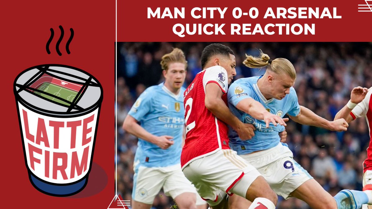 LatteFirm's tweet image. Well. What a day (and a bit) it’s been. Thailand to Doha to Manchester. 0-0 draw against the Champions and yet people are criticising Arsenal.

Ignore the noise. This is good. We are good.

NEW #QuickReaction Manchester City 0-0 Arsenal

🎥 Enjoy youtube.com/live/LDp5VLQ5-…

❤️☕️