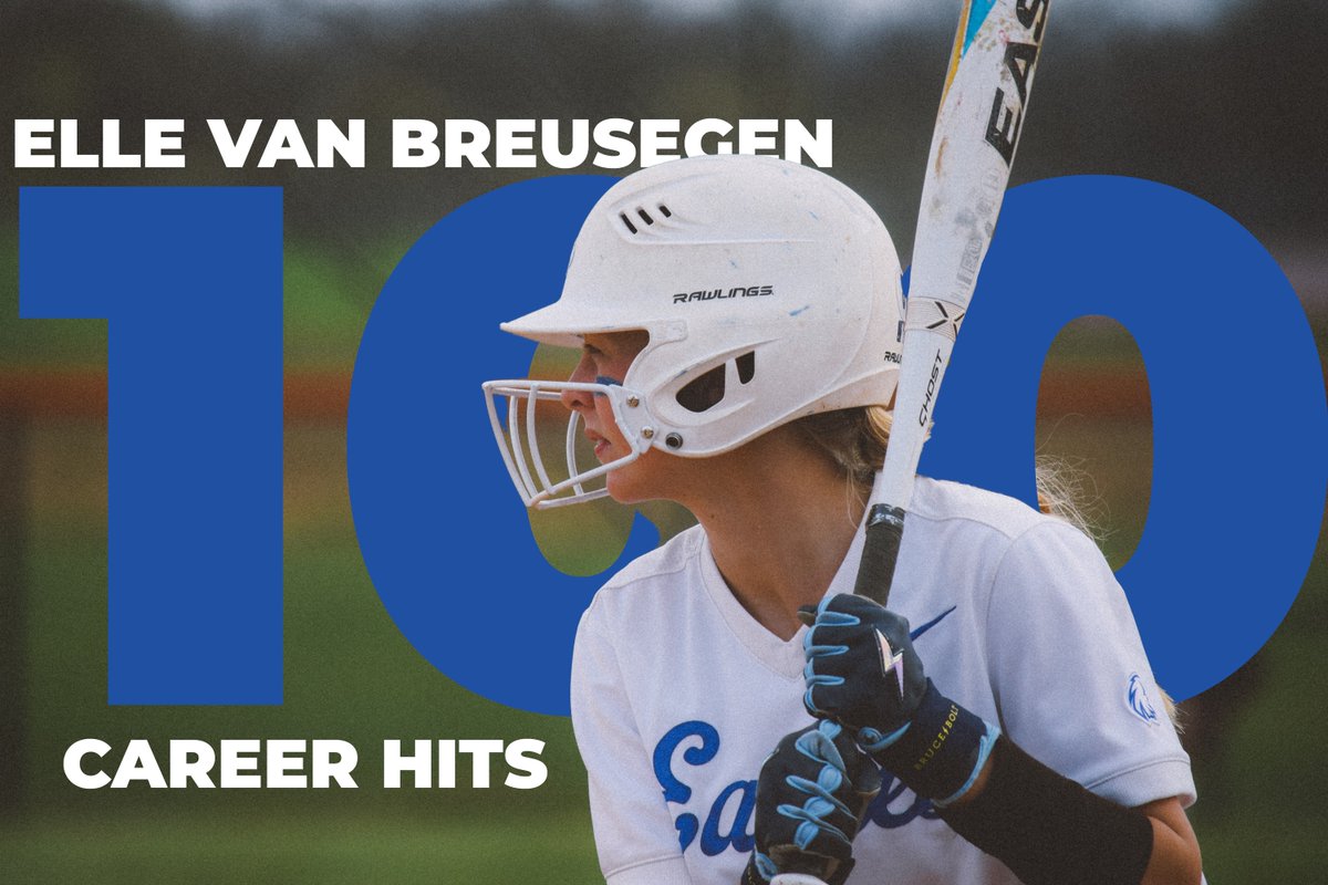 CHSSoftball_1's tweet photo. Huge shout-out to Junior Elle van Breusegen on getting her 100th hit in an Eagle uniform yesterday! Congratulations @elle_van_b, what a great accomplishment! 🥎🦅 https://t.co/D55PdgsjBs