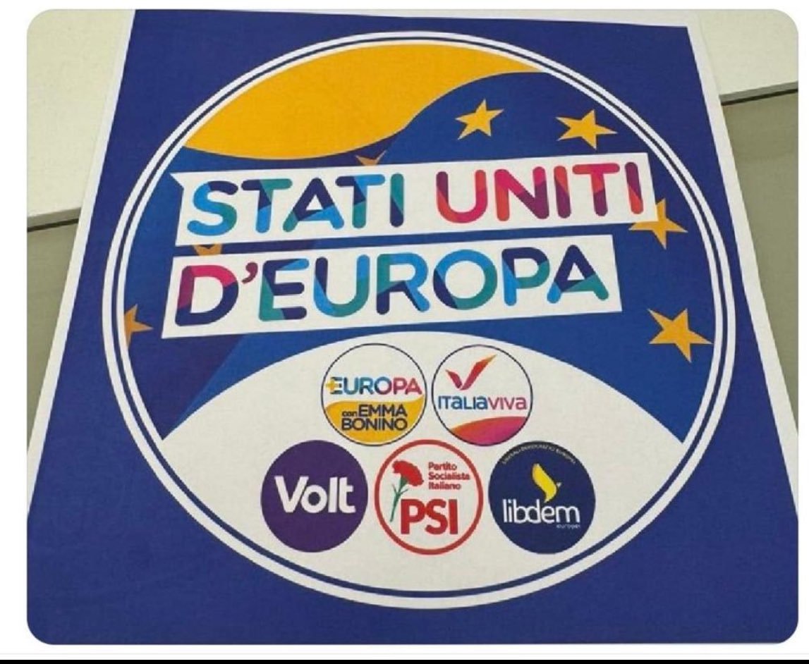 Con l'elezioni #europee2024 
l'Italia eleggerà 76 eurodeputati
i risultati del 2019 furono 
LEGA 29 seggi (34,26%)
PD 19 / (22,74%)
M5S 14 / (17,06%) 
FI 7 / (8,78%)
FDI 6 /  (6,44%)
SVP 1 seggio 
Pensiamo a quanti seggi potrà ottenere la lista #statiunitieuropa ✍️✌️ (7-10 ? 😉)