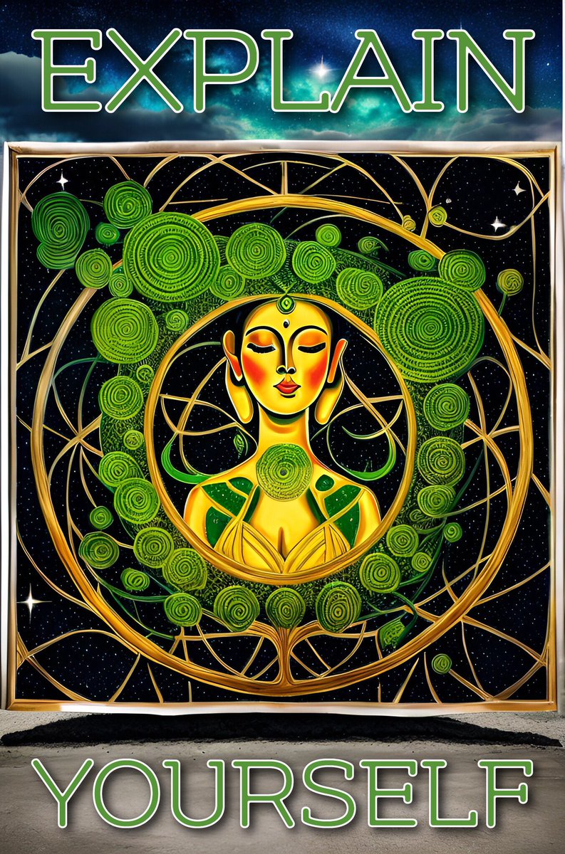 theblankenverse's tweet photo. Sometimes a phrase and a piece of art just seem to go together, in order to stimulate other-thoughts into existence. Nonsensical, and random? Or a message to be appreciated in a future moment? #art #synchronicity #selfdisclosure #knowthyself https://t.co/6ZGB4lx4OD