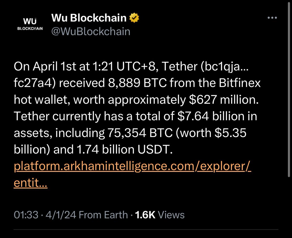 Bitfinex'ed 🔥🐧 Κασσάνδρα 🏺 tweet media