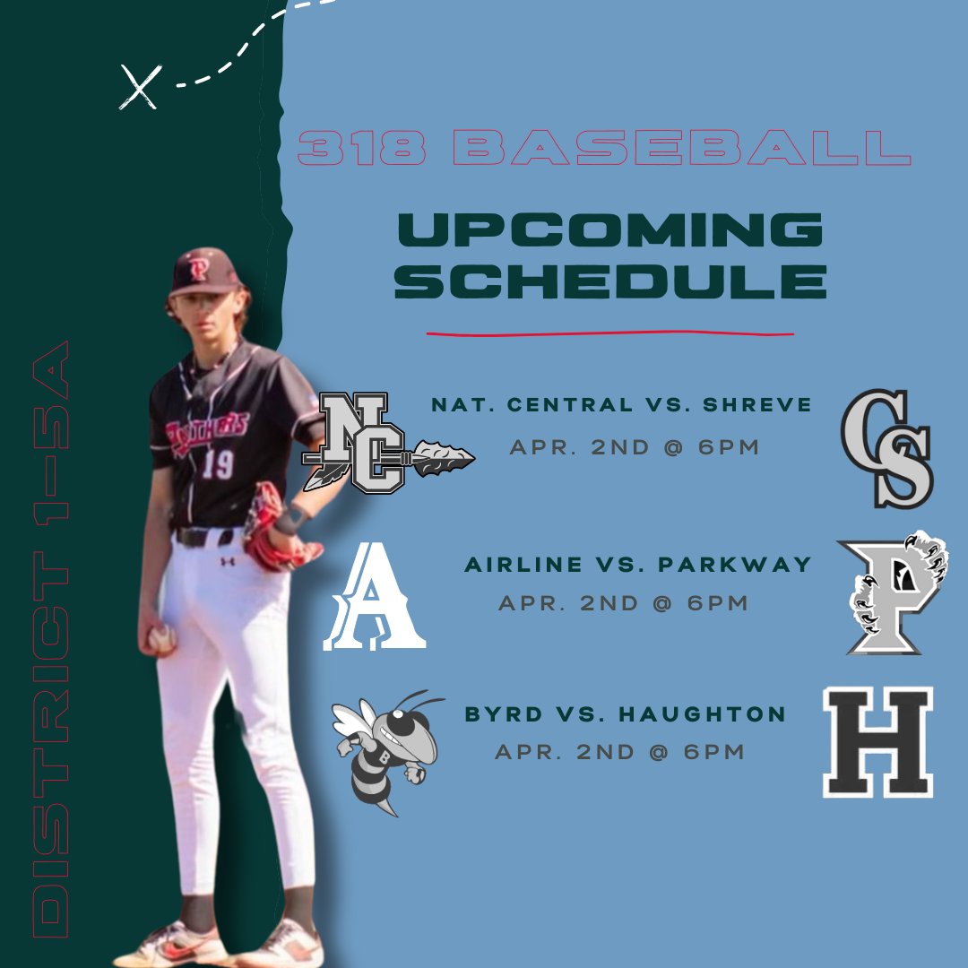 Here's the IMPORTANT Upcoming District 1-5A games! These games will ultimately be one of the main deciding factors of who will be crowned DISTRICT CHAMPS