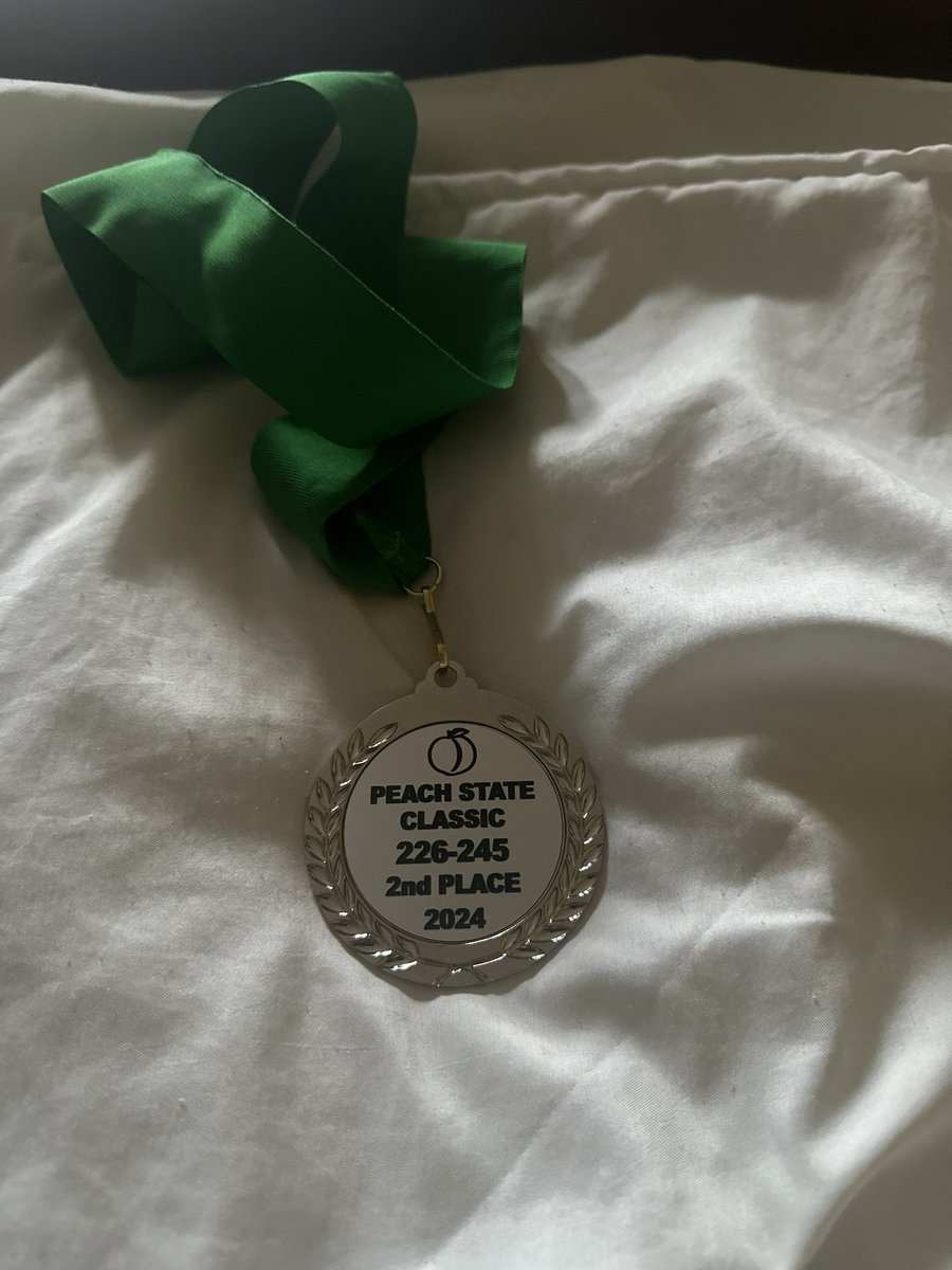 Runner-Up in my weight class in the Peach State Classic‼️🍀🐅